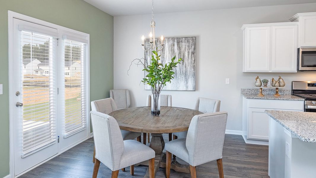 Representative furnished interior of a home built from the Hayden by D.R. Horton in Estates at Deer Hollow, Grovetown (Image 8).