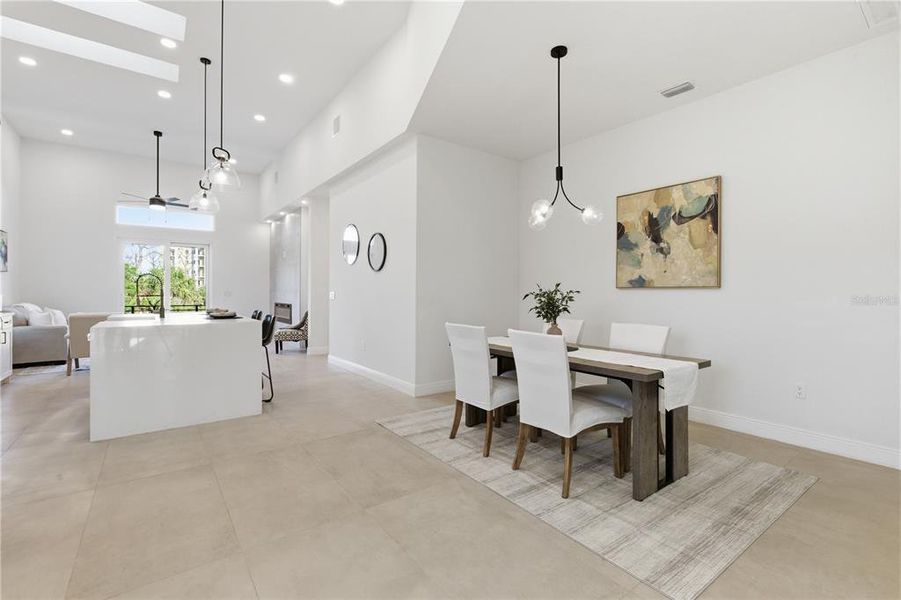 Furnished interior view inside a new home in , New Port Richey (Image 19).