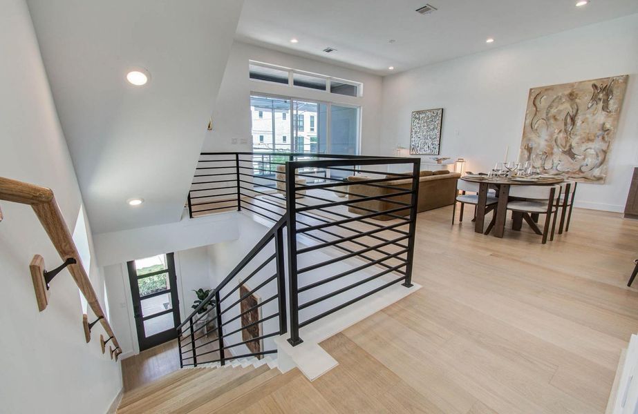 Furnished interior view inside a new home in , Houston (Image 35). Furnished interior view inside a new home in , Houston (Image 35).