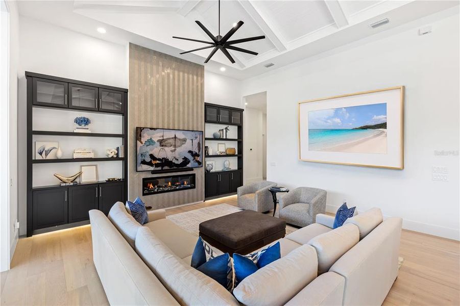 Furnished interior view inside a new home in , Sarasota (Image 63).