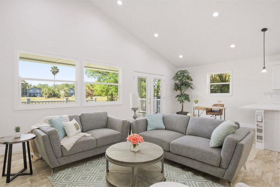 Furnished interior view inside a new home in , Tampa (Image 16).