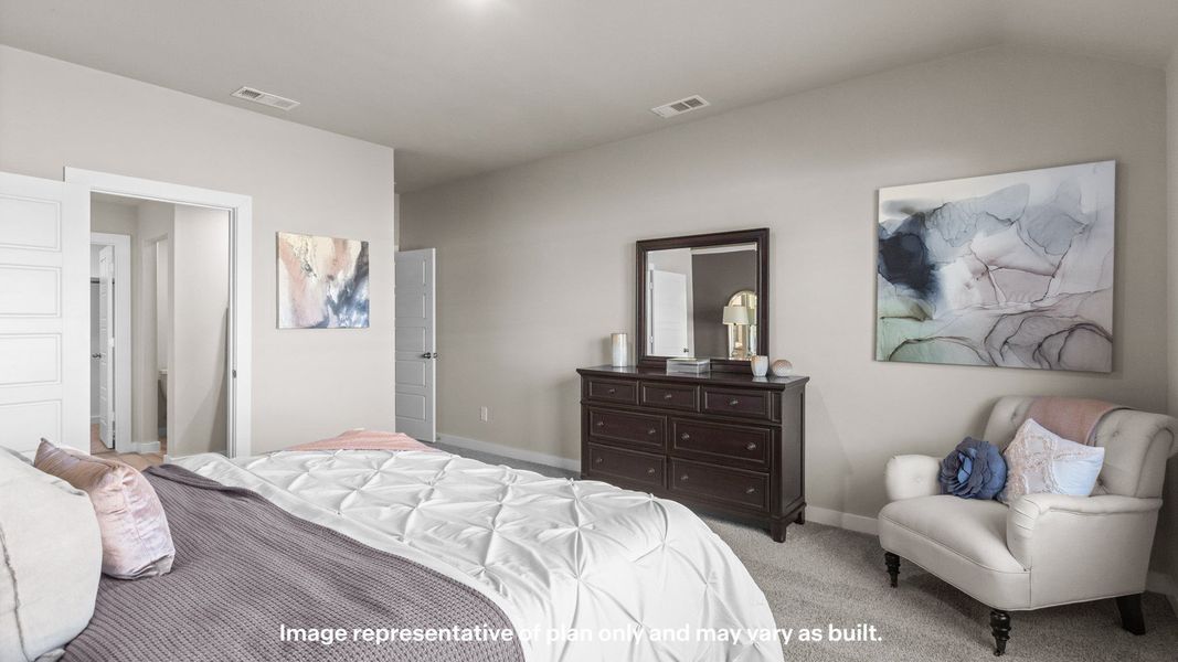 Furnished interior view inside a new home in Homestead at Parks Bell Ranch, Odessa (Image 11).