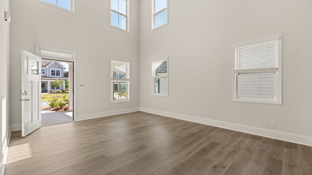 Representative unfurnished interior of a home built from the Westerly by D.R. Horton in Hamptons at Riverwood East, Dallas (Image 11).