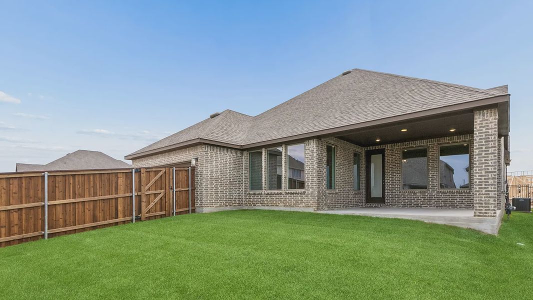Exterior details and patio area of a home in Karis, Crowley (Image 18). Exterior details and patio area of a home in Karis, Crowley (Image 18).