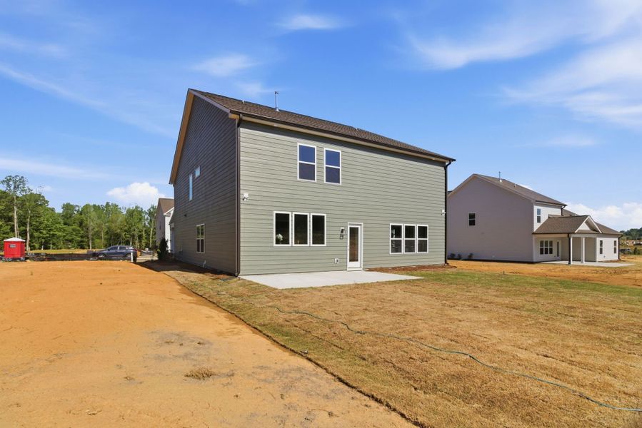 Exterior details and patio area of a home in Parc Northwest, Elon (Image 3).