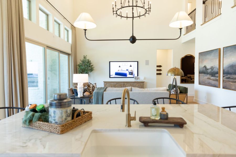 Representative furnished interior of a home built from the 5071 by Tradition Homes in Lakewood at Brookhollow – 60′ Lots, Prosper (Image 8).