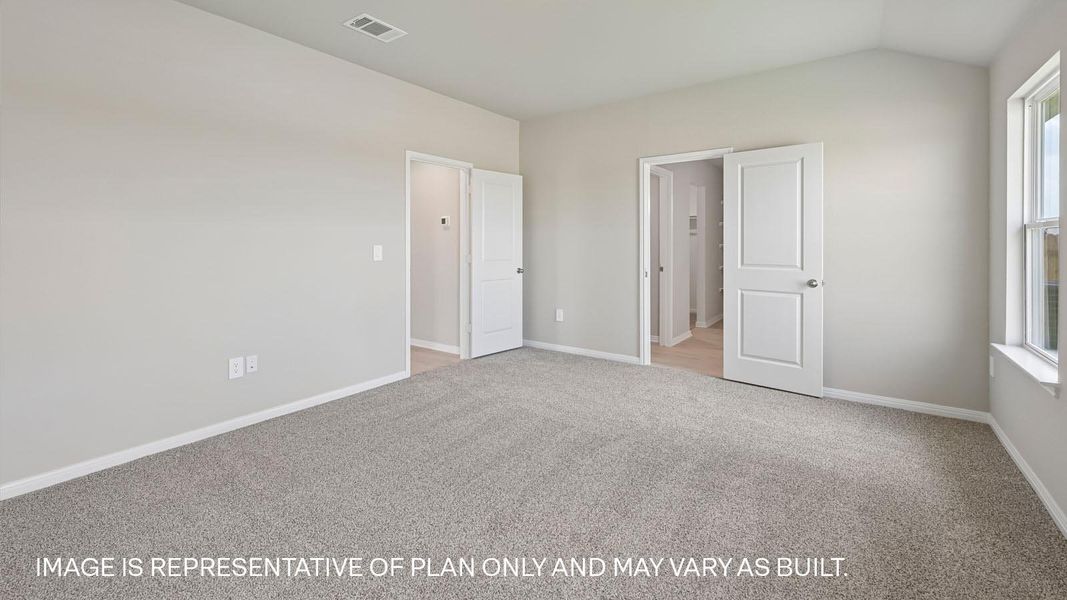 Spacious, unfurnished interior of a new home in Carillon, Manor (Image 24).