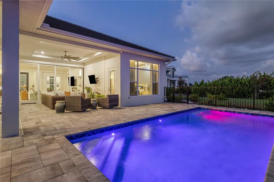 Exterior details and patio area of a home in , Palmetto (Image 28).