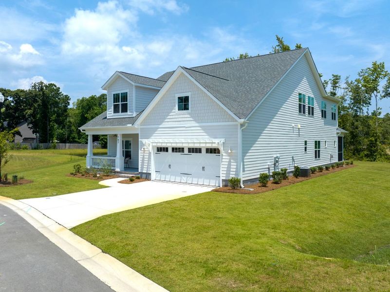 Representative exterior photo of a completed home built from the Scout by Bill Clark Homes in Riverside Cove, Wilmington, NC (Image 26).