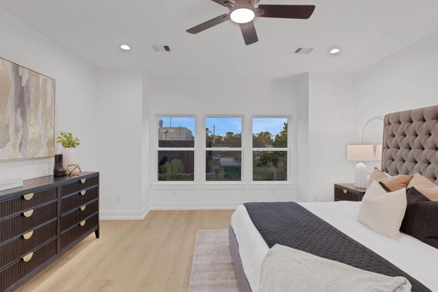 Furnished interior view inside a new home in , Houston (Image 13). Furnished interior view inside a new home in , Houston (Image 13).