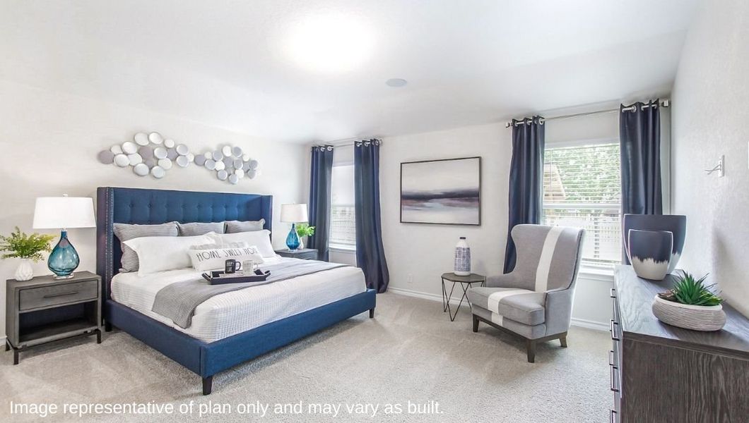 Furnished interior view inside a new home in Avenida, Converse (Image 13).