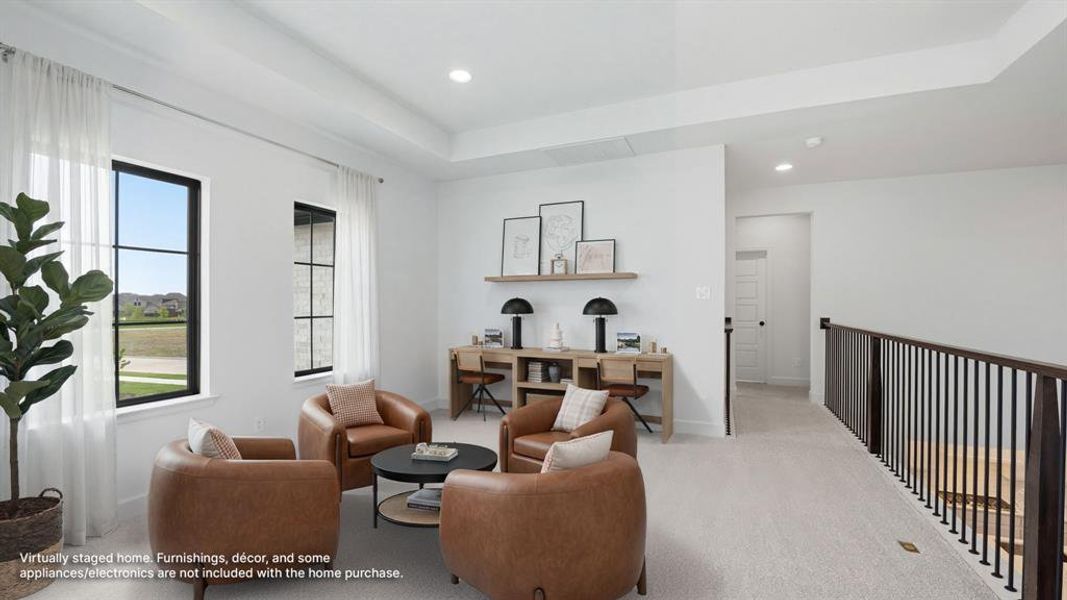 Furnished interior view inside a new home in Mosaic, Celina (Image 11).