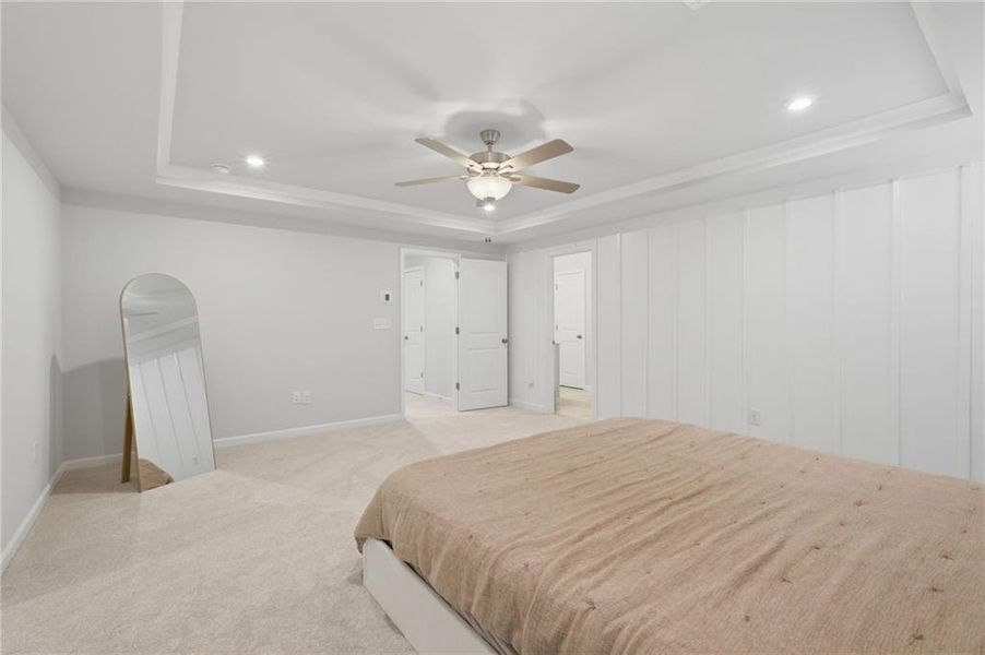 Furnished interior view inside a new home in Berkeley Mill, Cumming (Image 37).