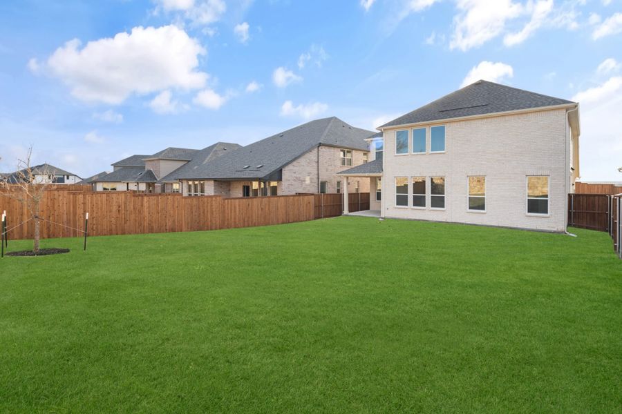 Exterior details and patio area of a home in Legacy Hills, Celina (Image 25).