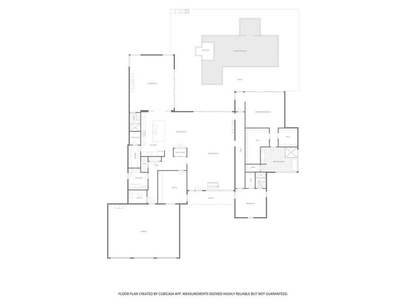 2D floor plan layout of this home in , Marietta, GA (Image 6).