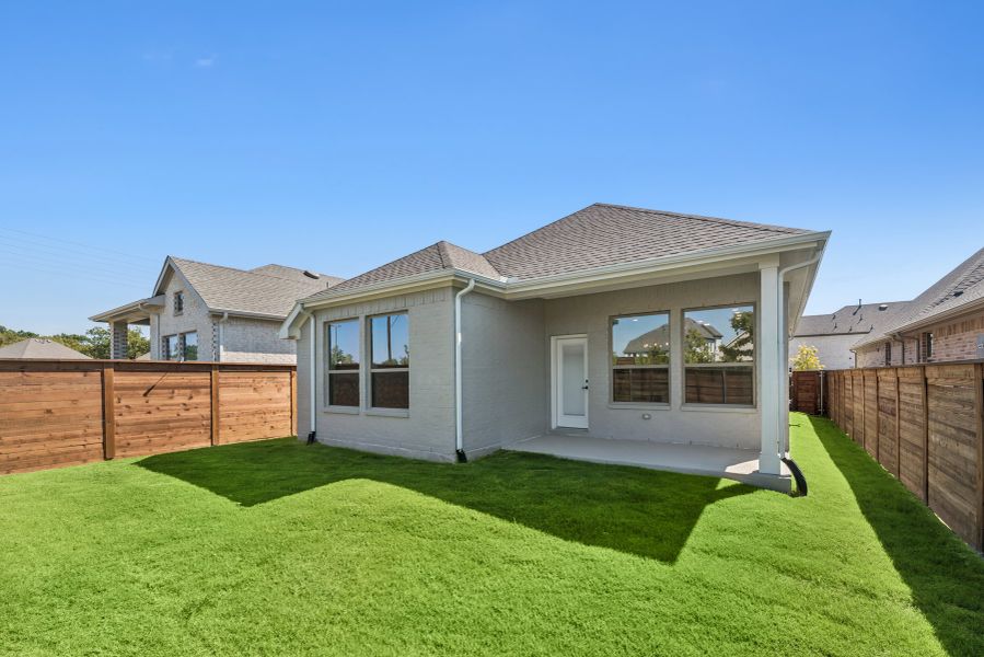 Exterior details and patio area of a home in Solterra - Garden Series, Mesquite (Image 4).