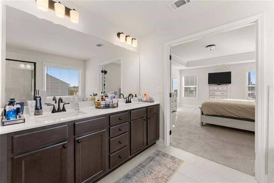 Furnished interior view inside a new home in , Auburn (Image 35).