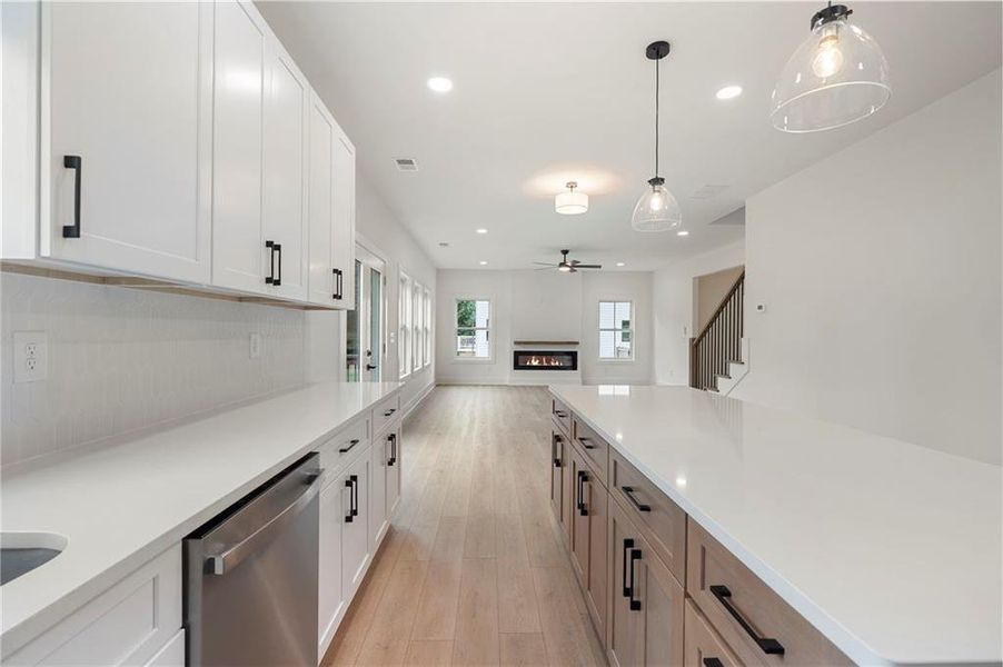 Furnished interior view inside a new home in , Hiram (Image 12).