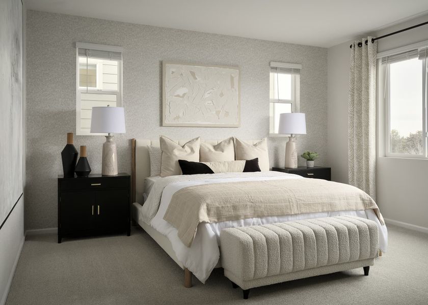 Furnished interior view inside a new home in Brighton Crossings, Brighton (Image 7).