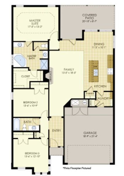 2D floor plan layout for the Connemara by Wyldewood Homes in Rose Hill, Denison, TX (Image 2). 2D floor plan layout for the Connemara by Wyldewood Homes in Rose Hill, Denison, TX (Image 2).