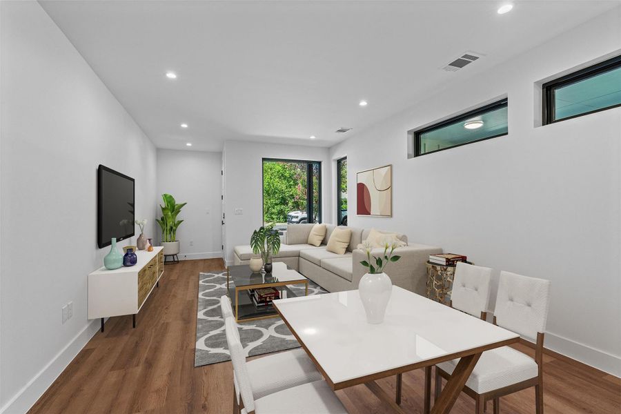 Living and Dining Areas