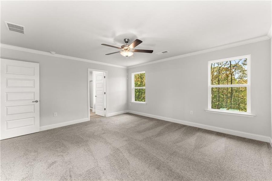 Spacious, unfurnished interior of a new home in Thunder Ridge, Dawsonville (Image 31).
