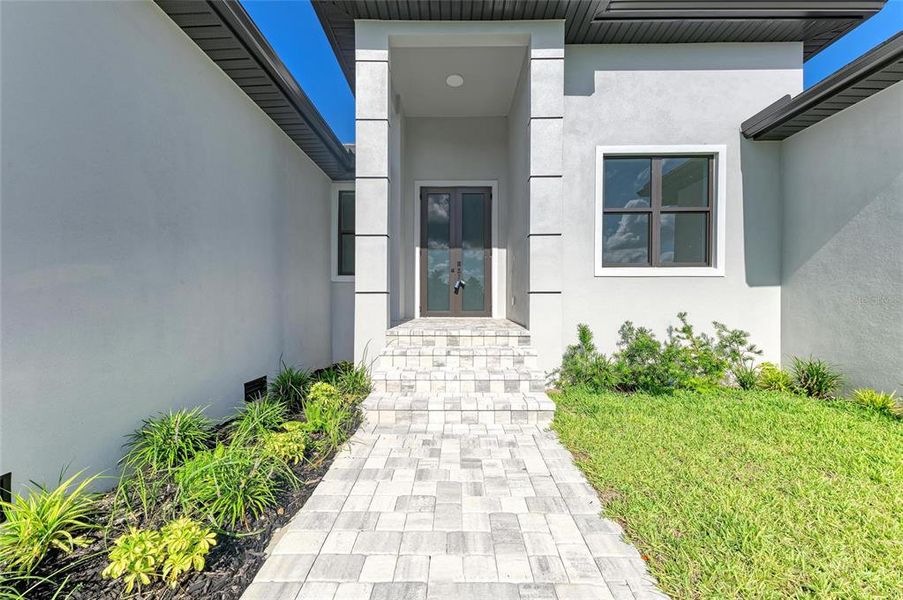 Front exterior of a new home in , Punta Gorda, FL, highlighting curb appeal (Image 28). Front exterior of a new home in , Punta Gorda, FL, highlighting curb appeal (Image 28).