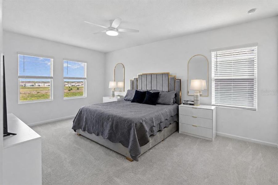Furnished interior view inside a new home in Wellness Ridge, Clermont (Image 34).