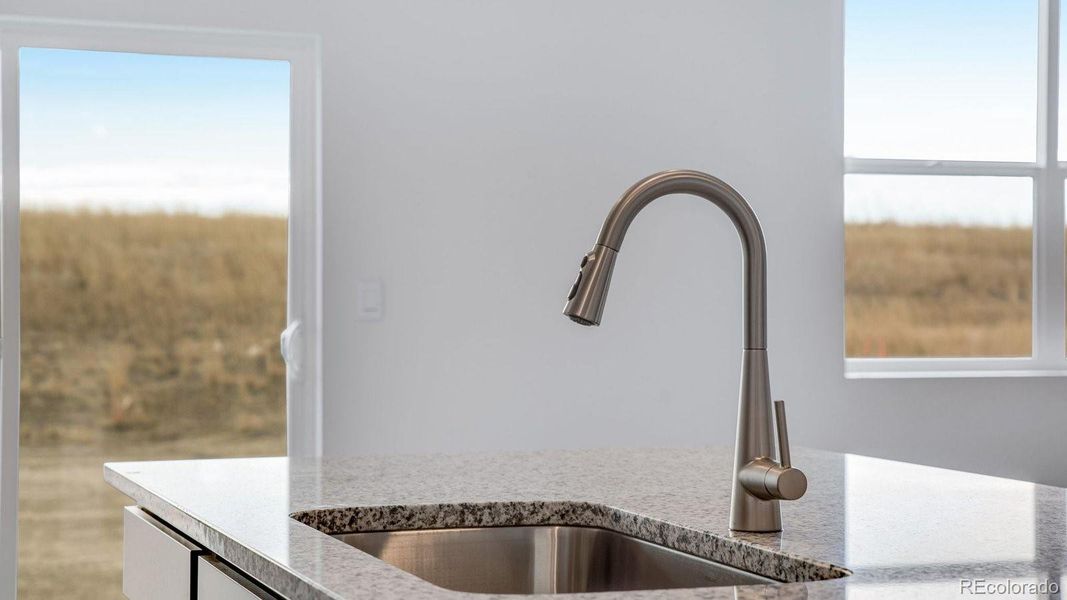 Close-up of interior finishes inside a home in Settlers Crossing, Commerce City (Image 18).