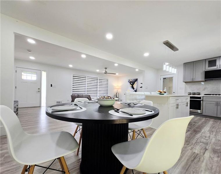 Furnished interior view inside a new home in , Decatur (Image 11).