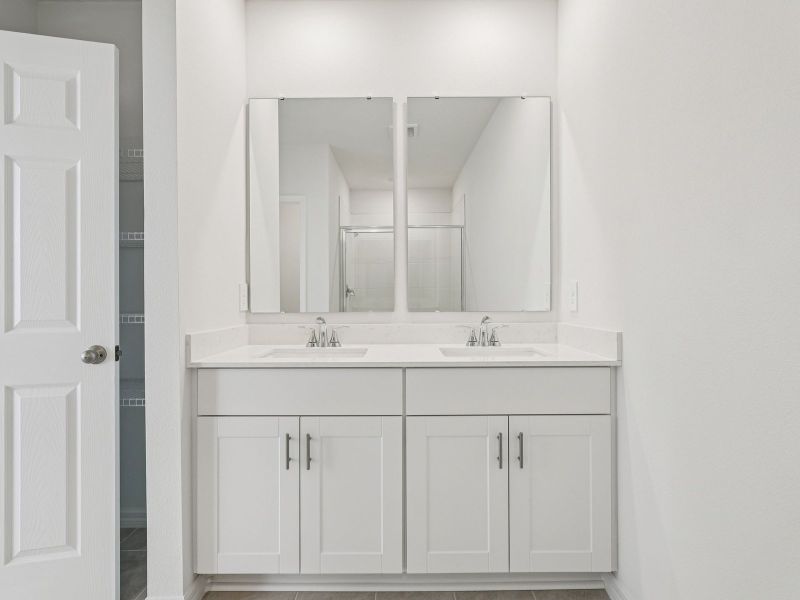 Furnished interior view inside a new home in Lake Deer Estates - Signature Series, Poinciana (Image 6).