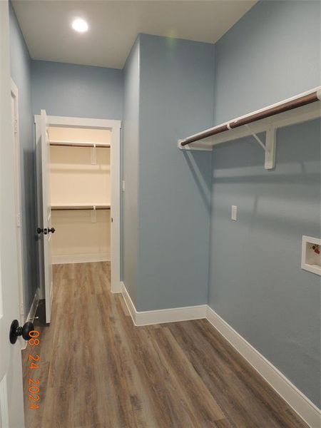 Access to the Master Closet from the Laundry Room