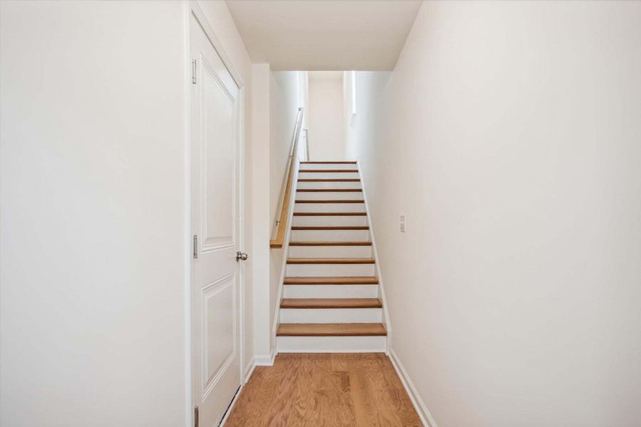 Spacious, unfurnished interior of a new home in The Parc Townes at Wendell, Wendell (Image 22). Spacious, unfurnished interior of a new home in The Parc Townes at Wendell, Wendell (Image 22).