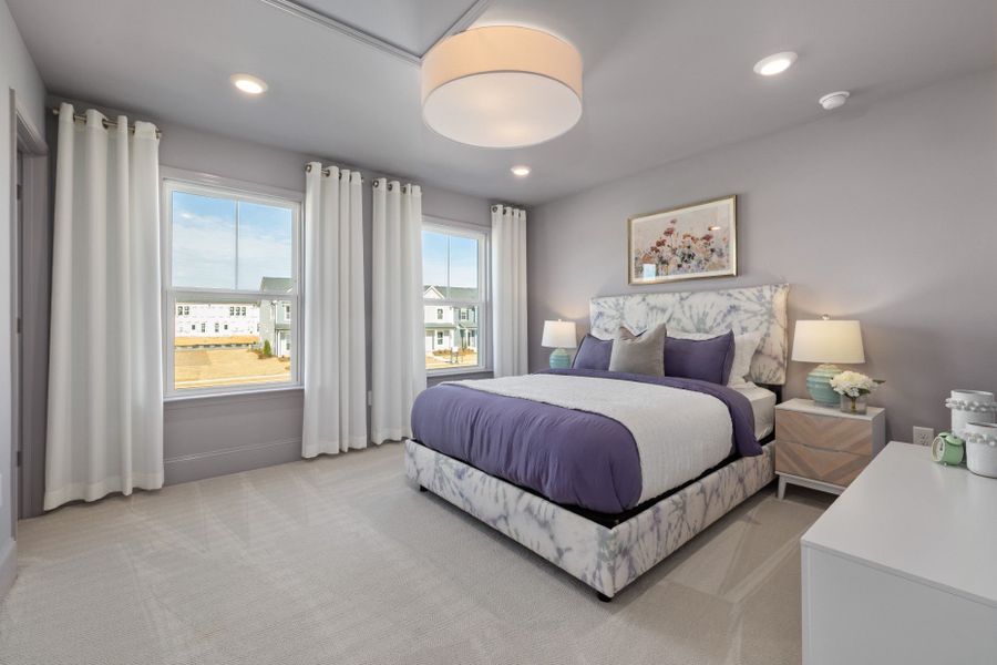 Representative furnished interior of a home built from the Continental by Pulte Homes in Saunders Farm, Fuquay Varina (Image 28).