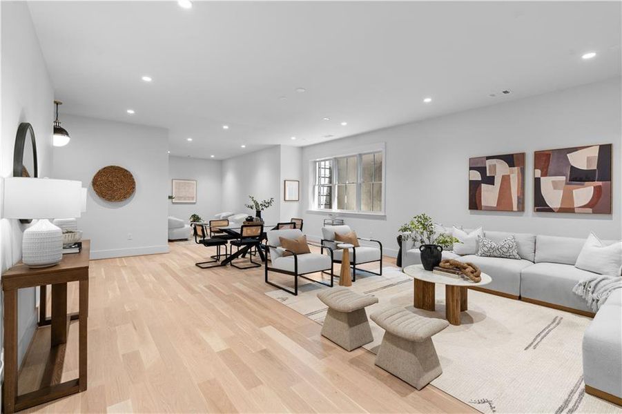 Furnished interior view inside a new home in , Atlanta (Image 24).