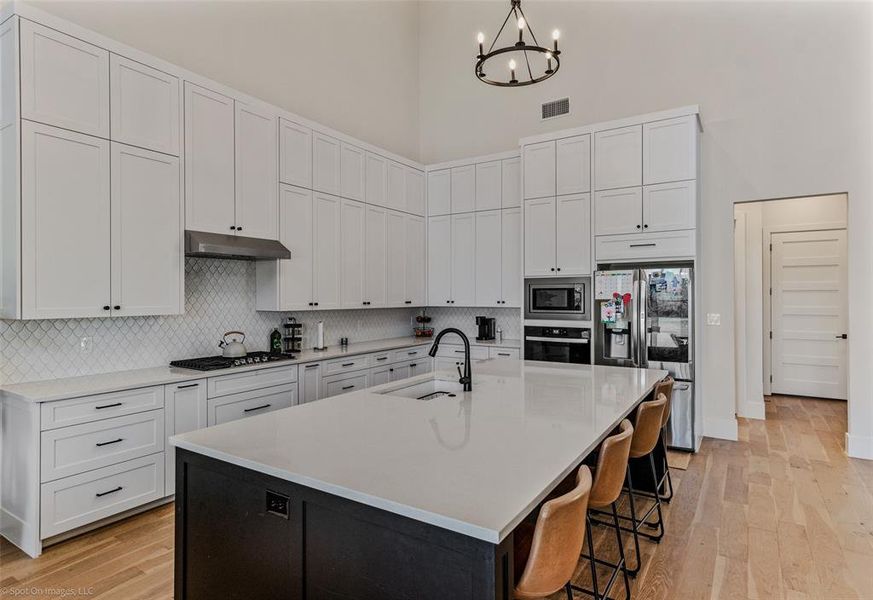 Furnished interior view inside a new home in , Heath (Image 25).