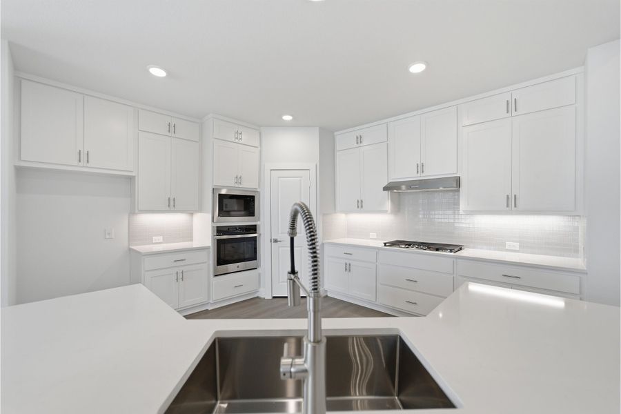 Furnished interior view inside a new home in Santa Rita Ranch, Liberty Hill (Image 7).