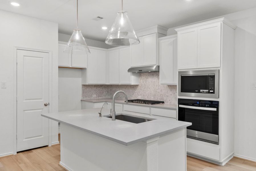 Furnished interior view inside a new home in The Highlands, Porter (Image 9).