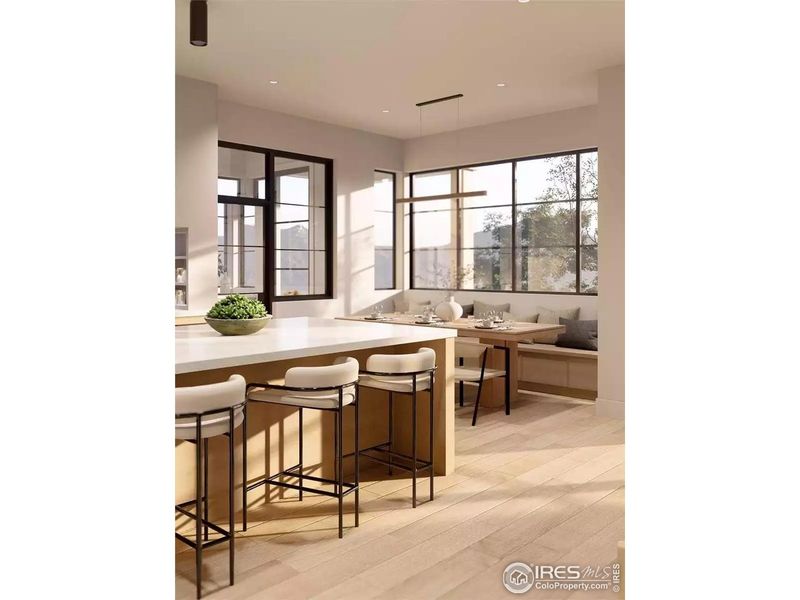 Furnished interior view inside a new home in , Windsor (Image 6).