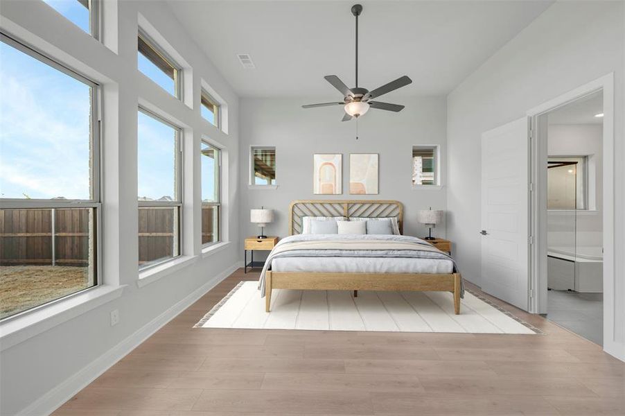 Furnished interior view inside a new home in The Ridge at Northlake, Northlake (Image 10).