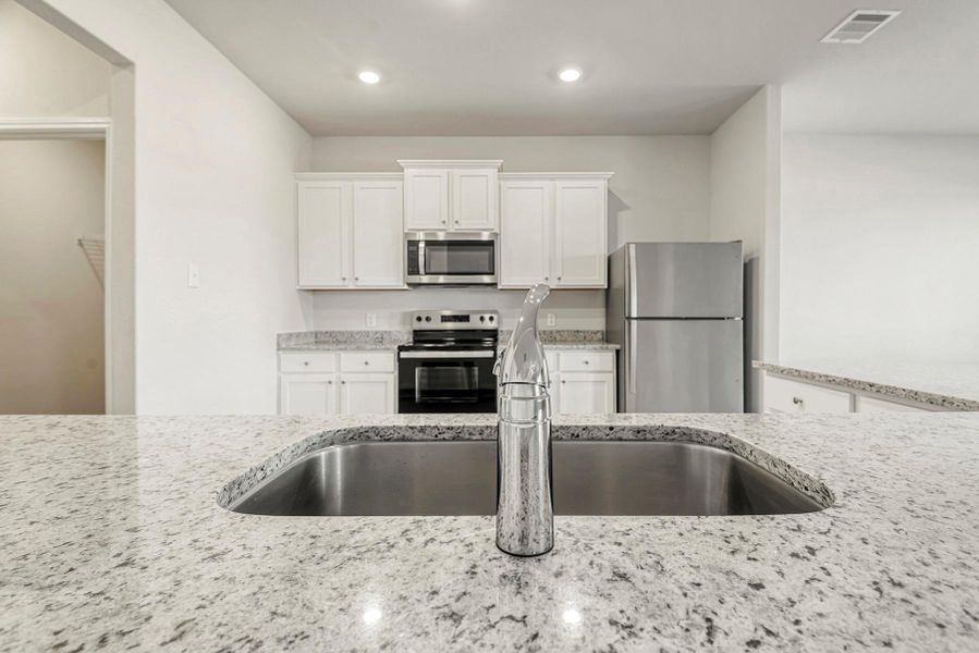 Close-up of interior finishes inside a home in Wayside Village, Houston (Image 9).