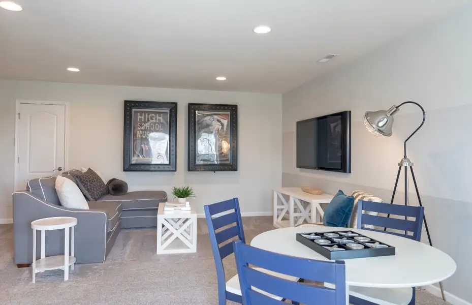 Representative furnished interior of a home built from the Vanderbilt by Pulte Homes in Everbrook, Angier (Image 4).