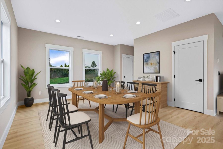 Furnished interior view inside a new home in , Maggie Valley (Image 12).