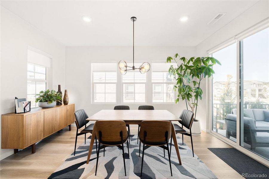 Furnished interior view inside a new home in , Littleton (Image 14). Furnished interior view inside a new home in , Littleton (Image 14).