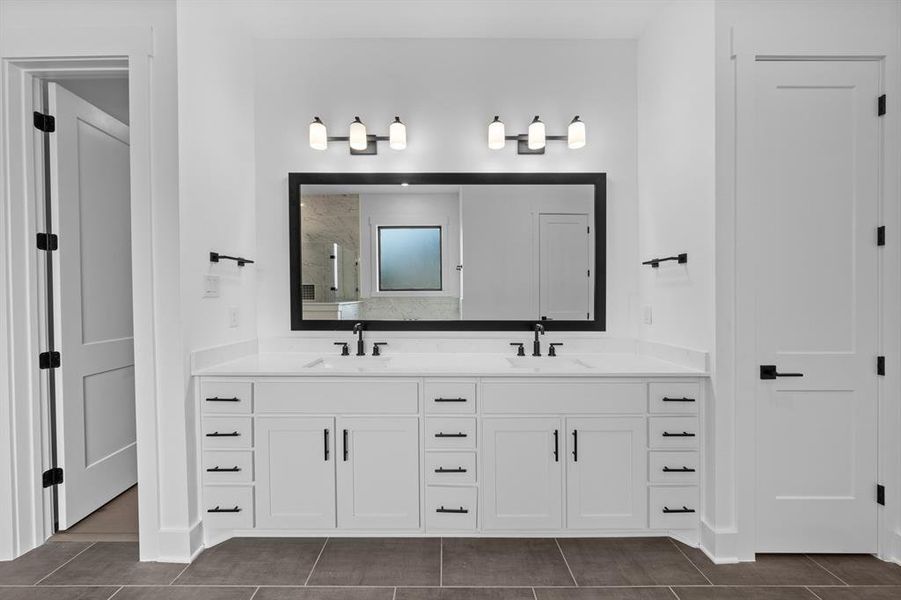 Furnished interior view inside a new home in The Woodlands, Krugerville (Image 10).