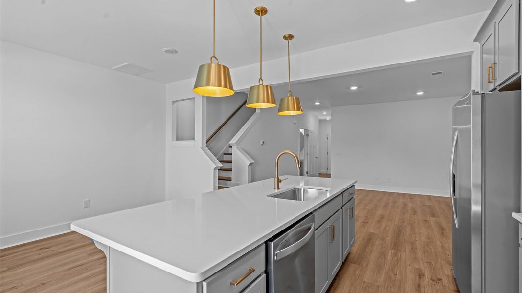 Furnished interior view inside a new home in Saluda Crossing, Piedmont (Image 7).