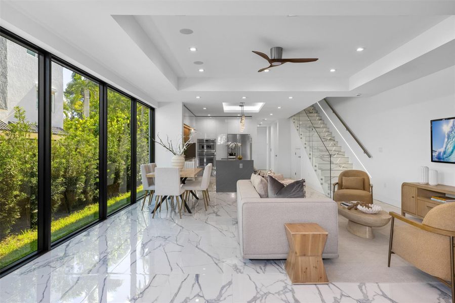 Furnished interior view inside a new home in , Fort Lauderdale (Image 26). Furnished interior view inside a new home in , Fort Lauderdale (Image 26).