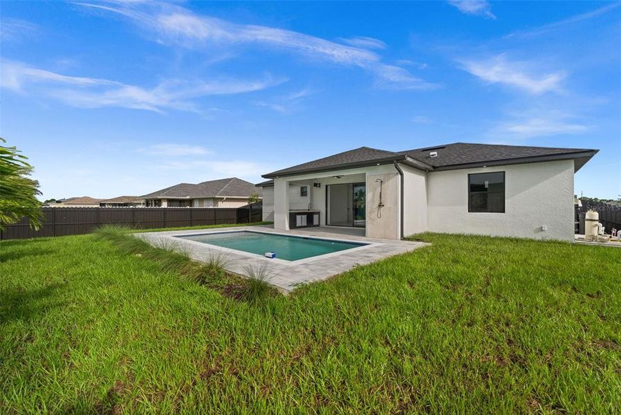 Exterior details and patio area of a home in , Cape Coral (Image 26). Exterior details and patio area of a home in , Cape Coral (Image 26).