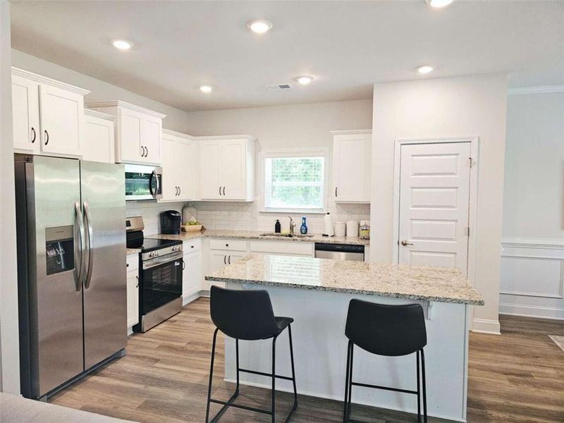 Furnished interior view inside a new home in Scarlett Place, Bowdon (Image 7).