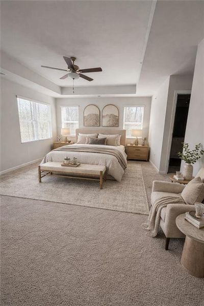 Furnished interior view inside a new home in Chastain Heights, Woodstock (Image 23).